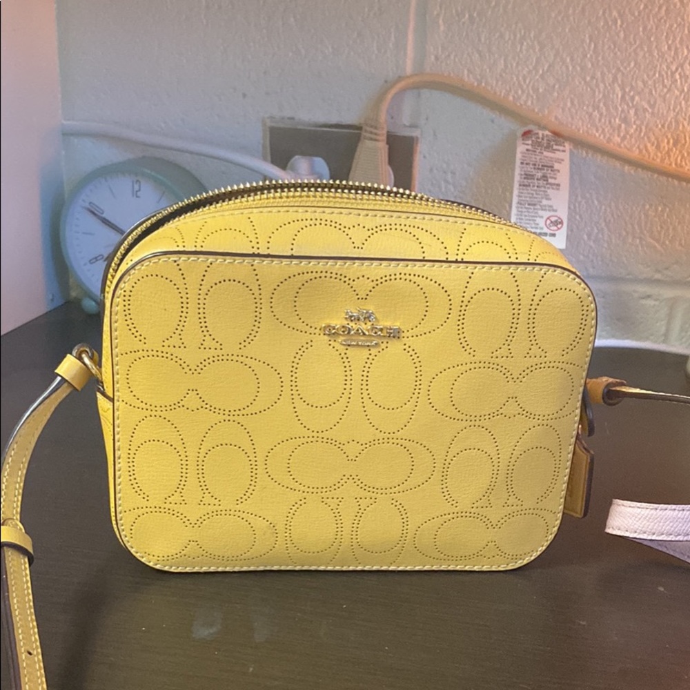 Yellow Coach Bag